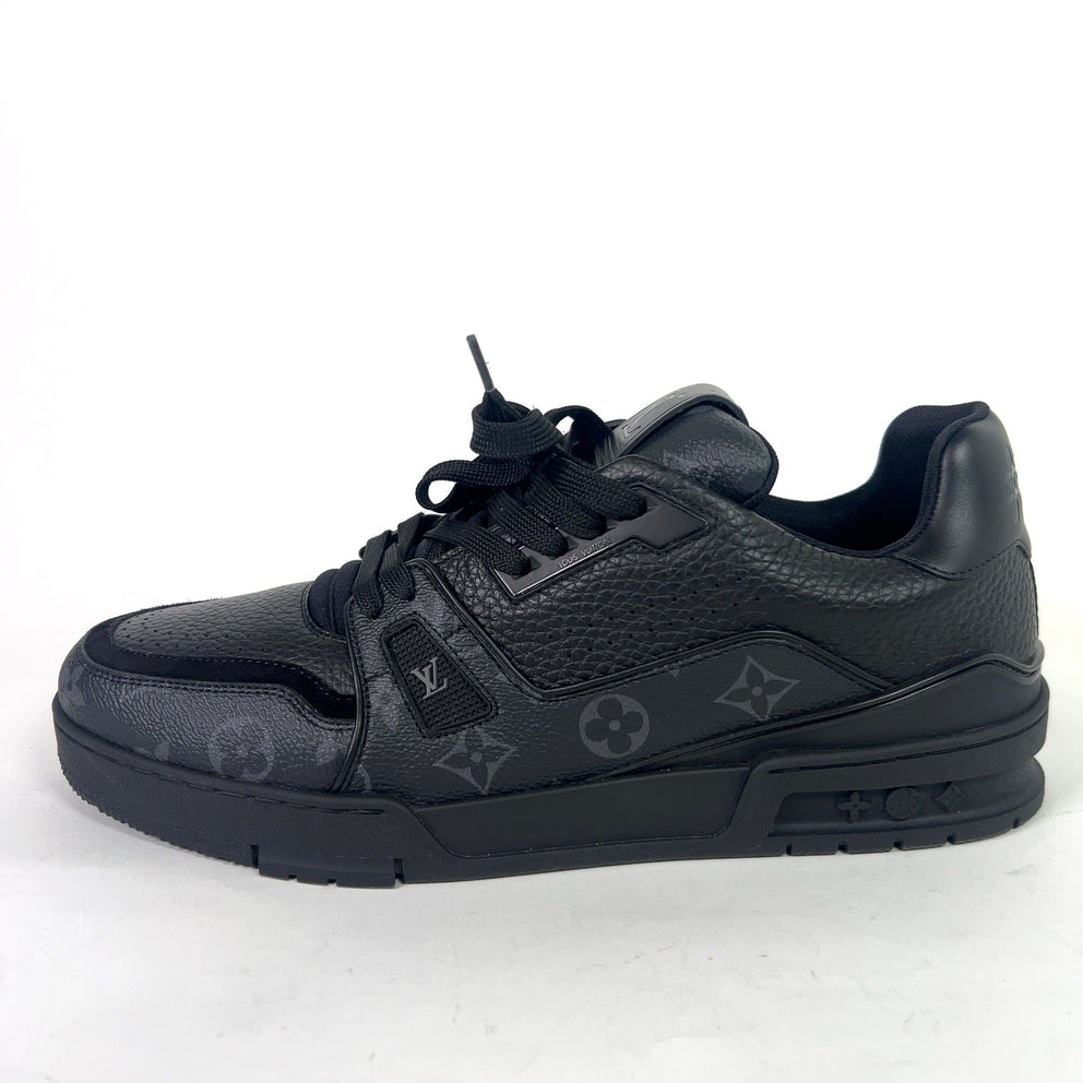 Louis Vuitton Triple Black Monogram Trainers