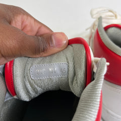 Dior B27 White/Red Oblique Uptown Mid-Top Sneaker Size 45