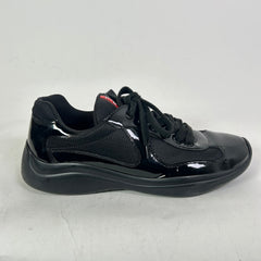 Prada Patent Leather Low-Top America Cups