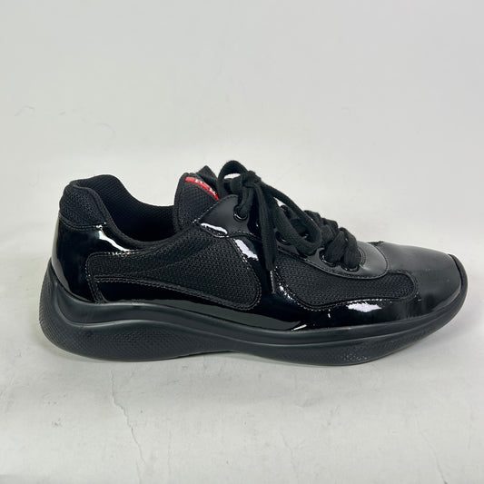 Prada Patent Leather Low-Top America Cups
