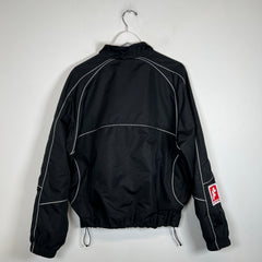 Supreme Black Reflective Piping Pullover Size M