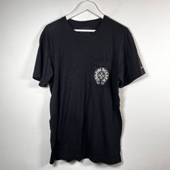 Chrome Hearts Black Scroll Pocket Tee Sz L