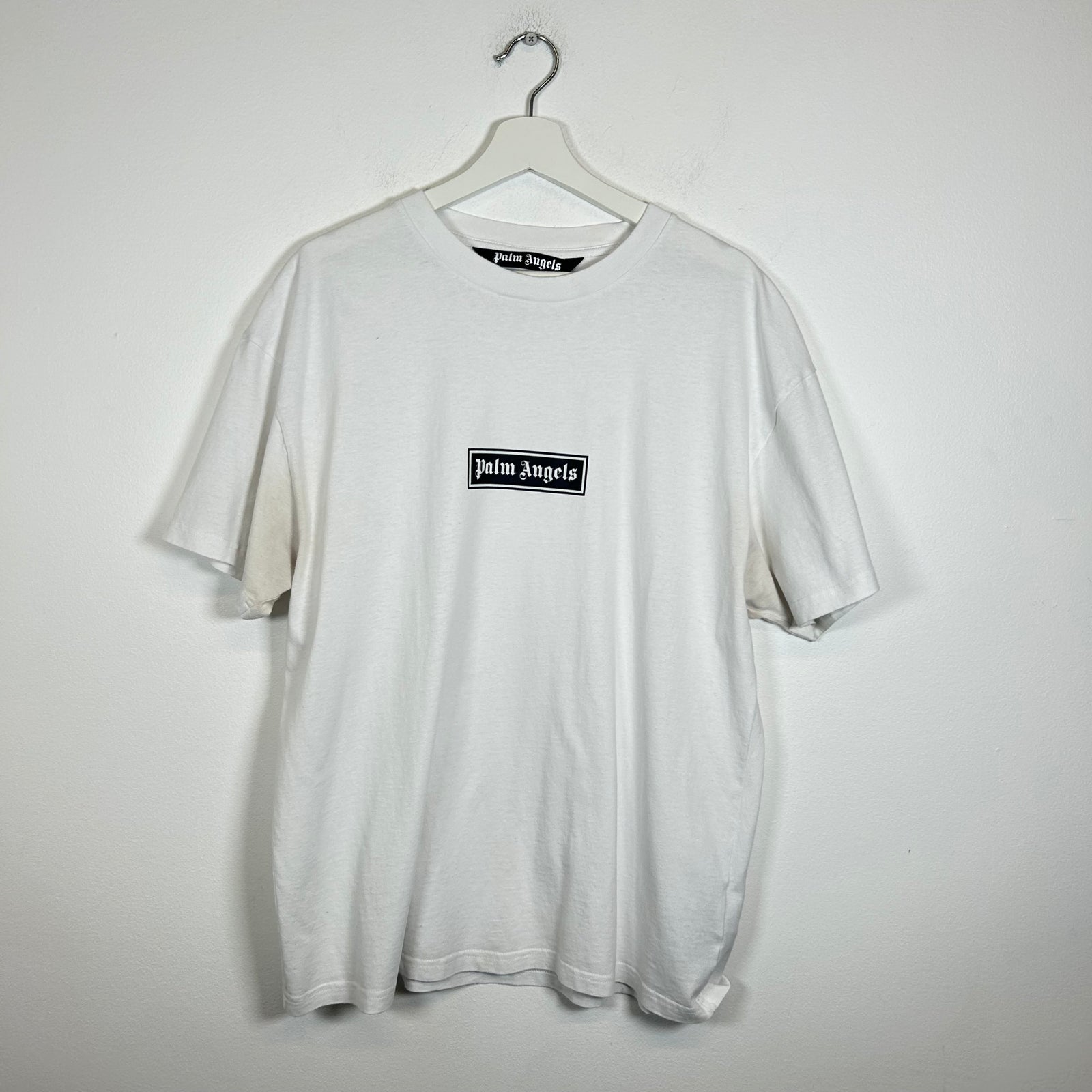 Palm Angels White Box Logo Tee Size XL