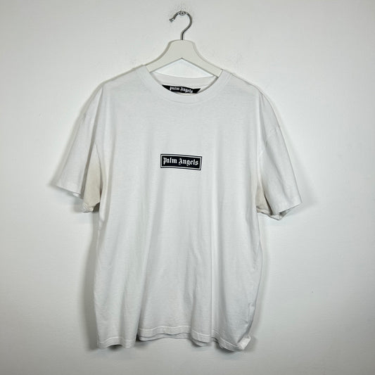 Palm Angels White Box Logo Tee Size XL