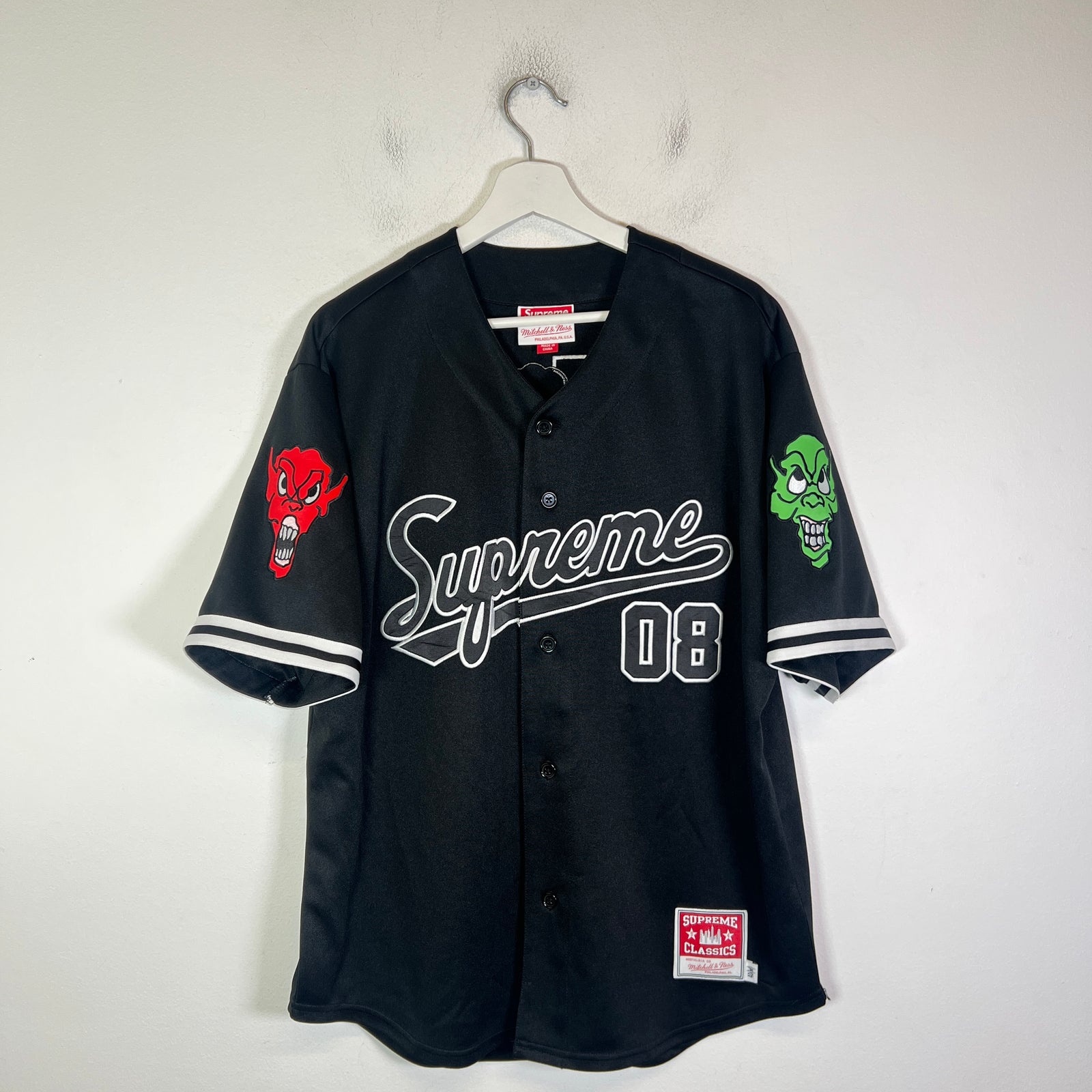 Supreme x Mitchell & Ness Downtown Hell Jersey