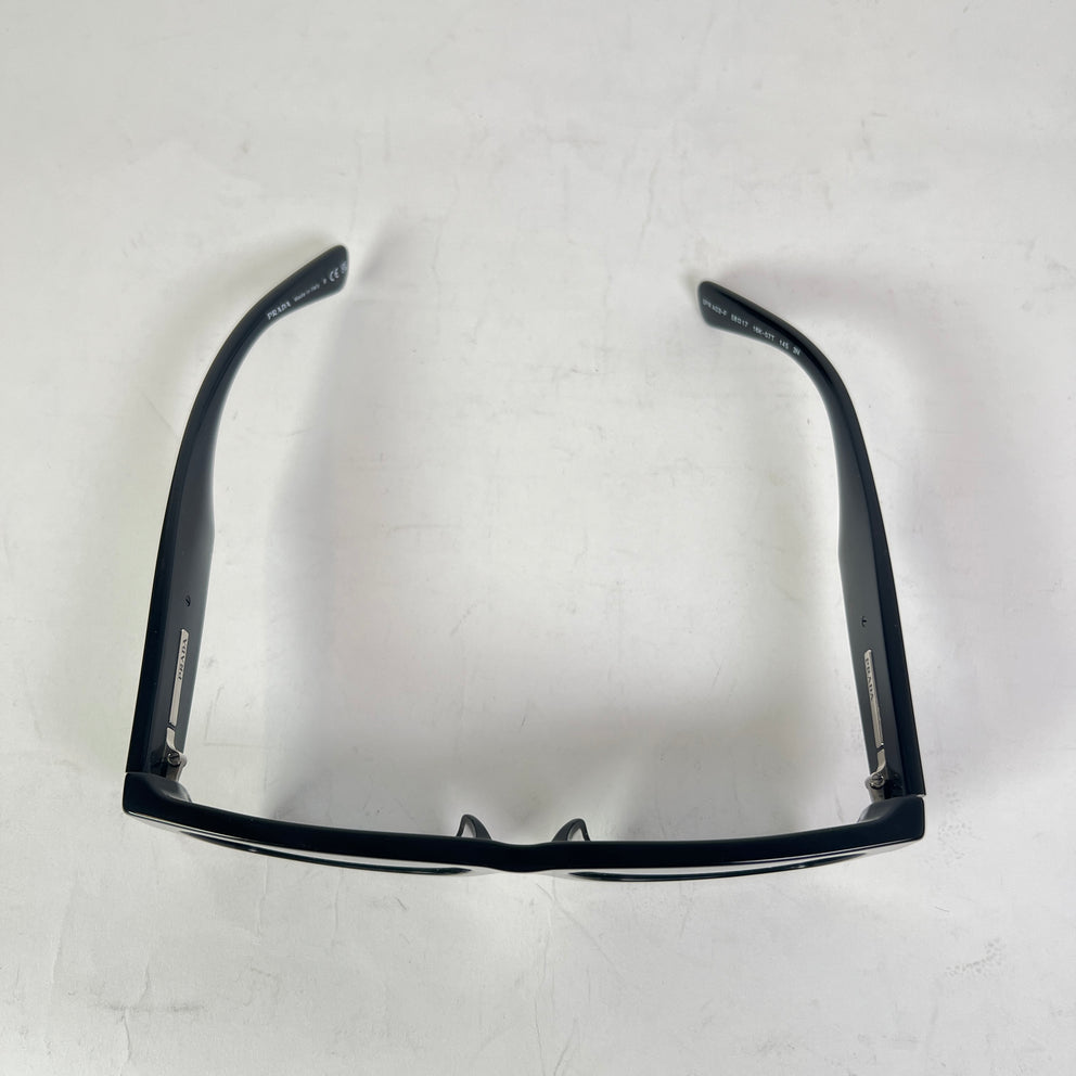 Prada Black PR A03S Rectangular Sunglasses