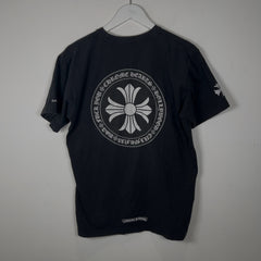 Chrome Hearts Black Stamp Cross Logo T-Shirt