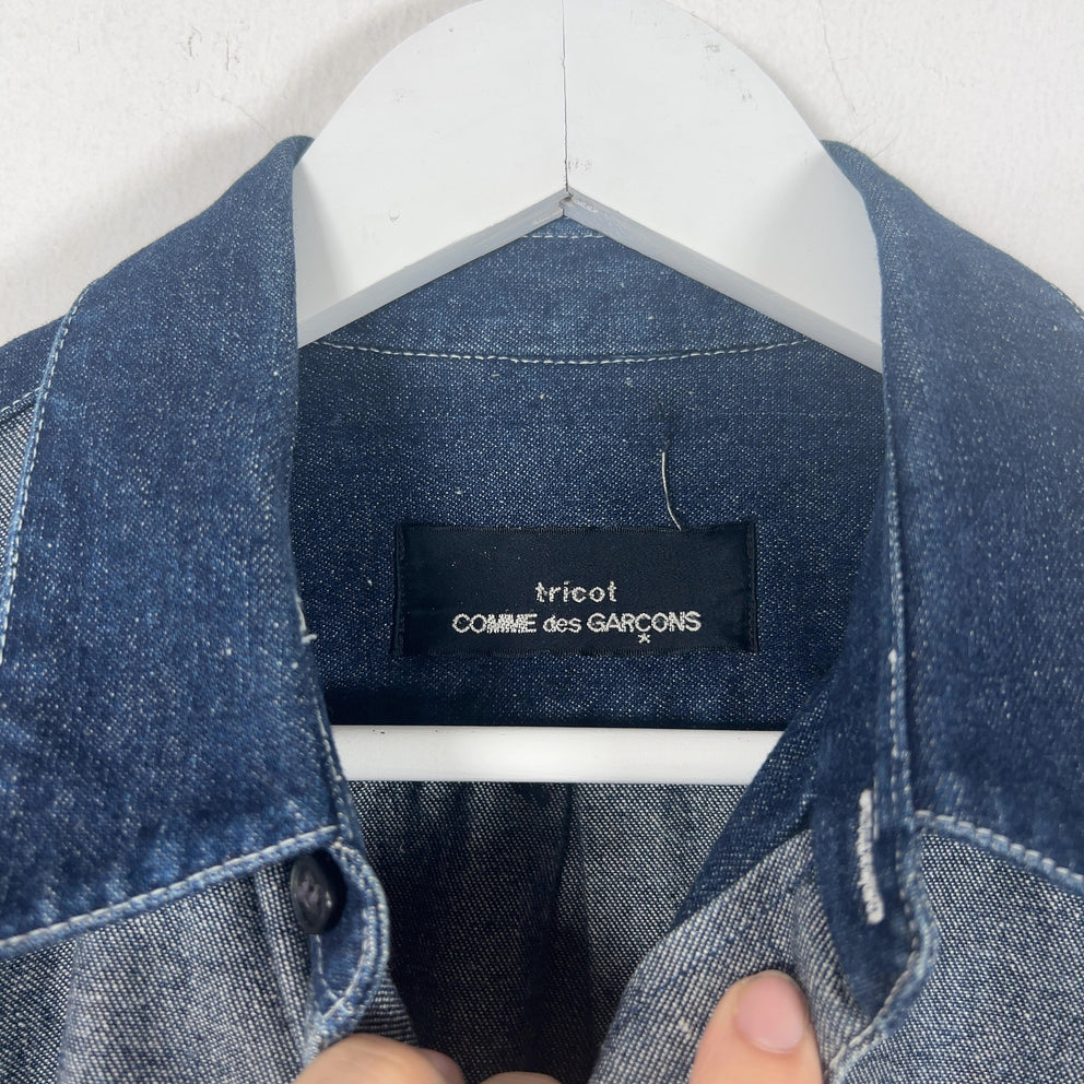 Comme Des Garcons Tricot Denim Over Shirt