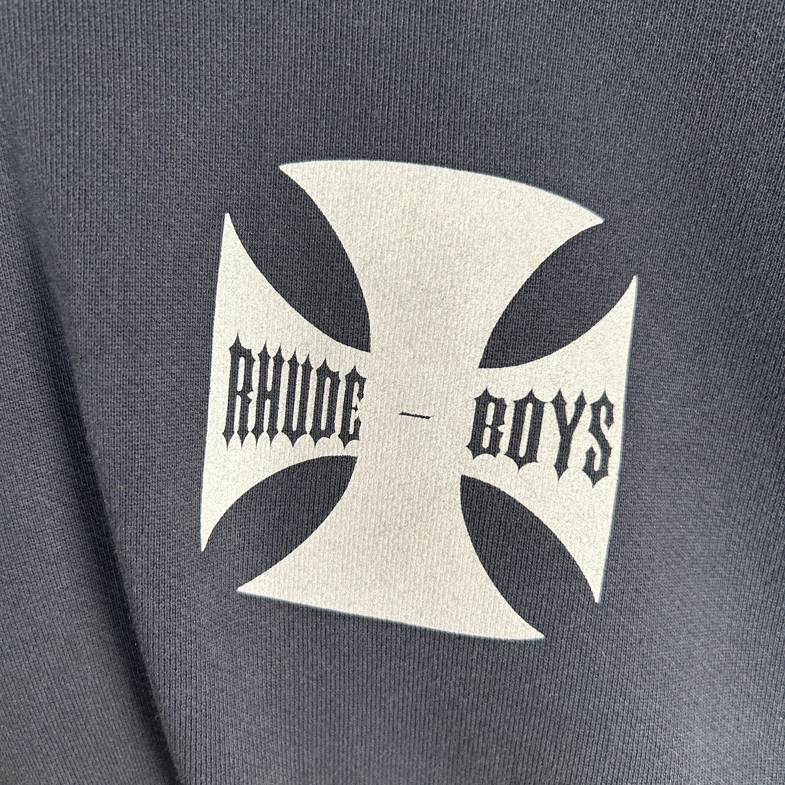 Rhude Black 'Rhude Boys' Hoodie Size XXL