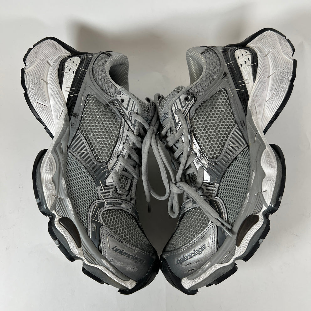 Balenciaga Grey/Silver Stapler Runner Size 41