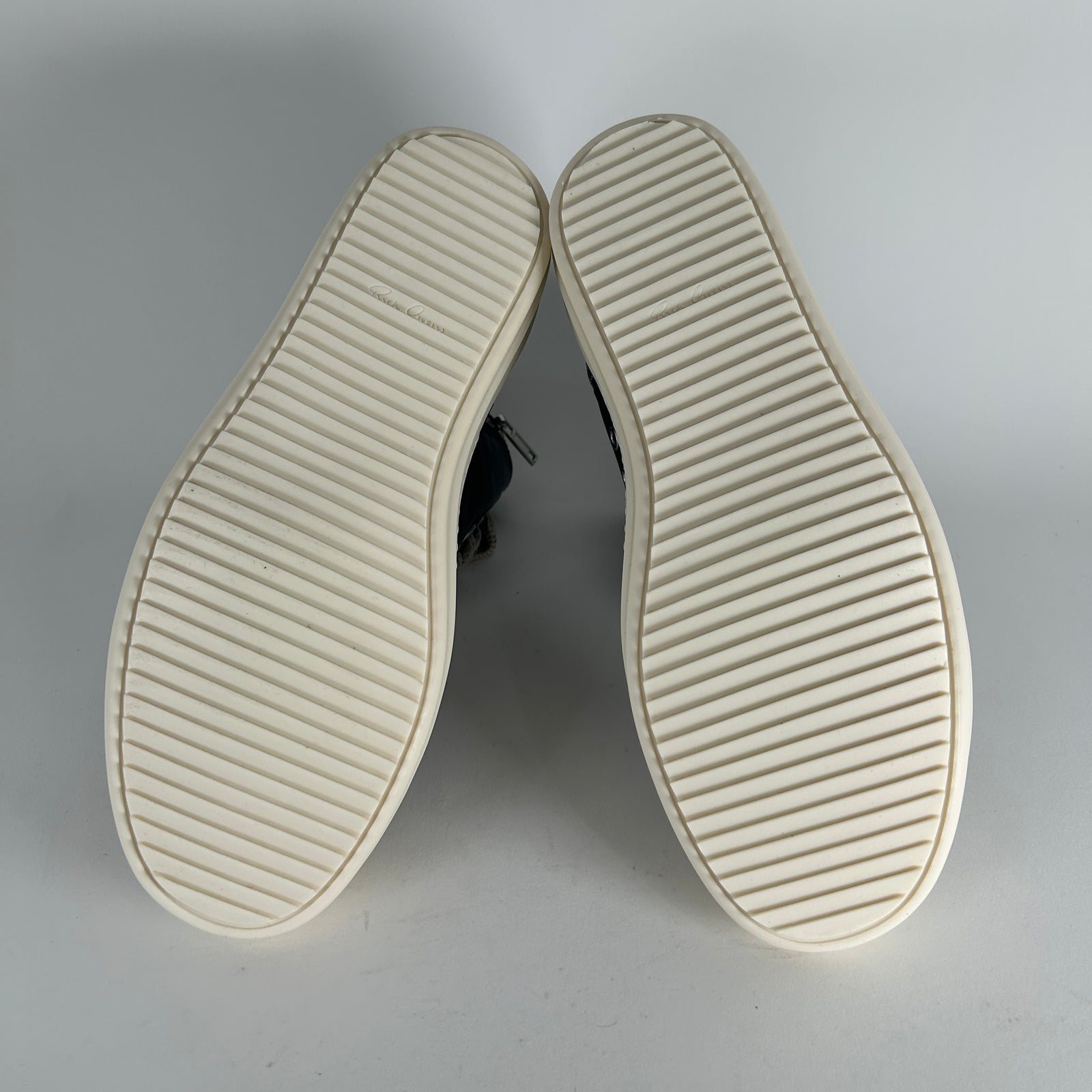 Rick Owens Bosco/Milk Jumbo Lace Ramones Size 43