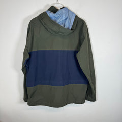 Supreme Olive/Blue Taped Seam Pullover Size L