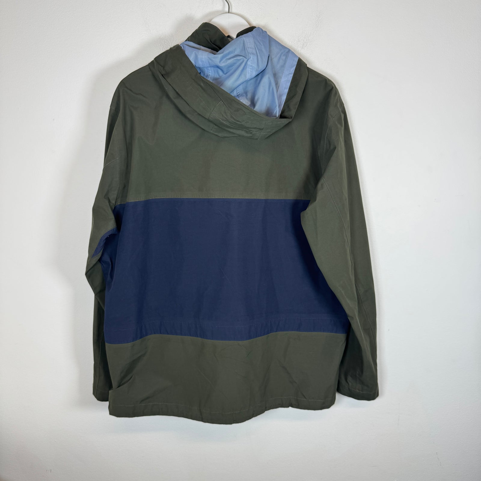 Supreme Olive/Blue Taped Seam Pullover Size L