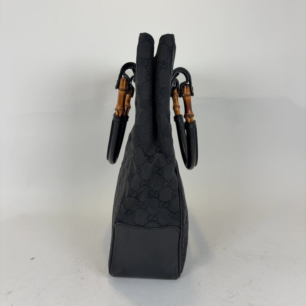 Gucci Bamboo GG Canvas Handle Bags