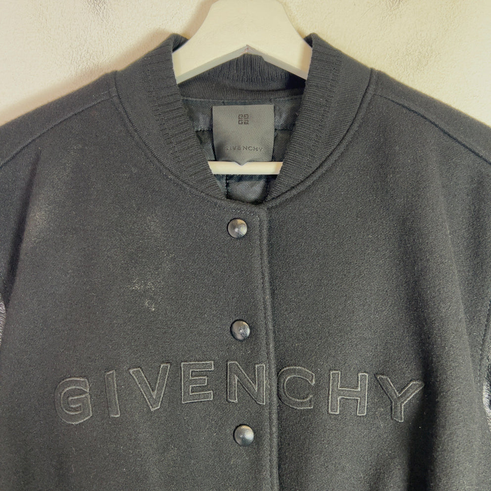 Givenchy Cropped 4G Sleeve Varsity Jacket