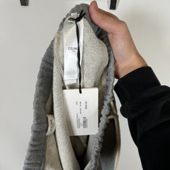 Celine Grey Logo Sweat Shorts Size XXL