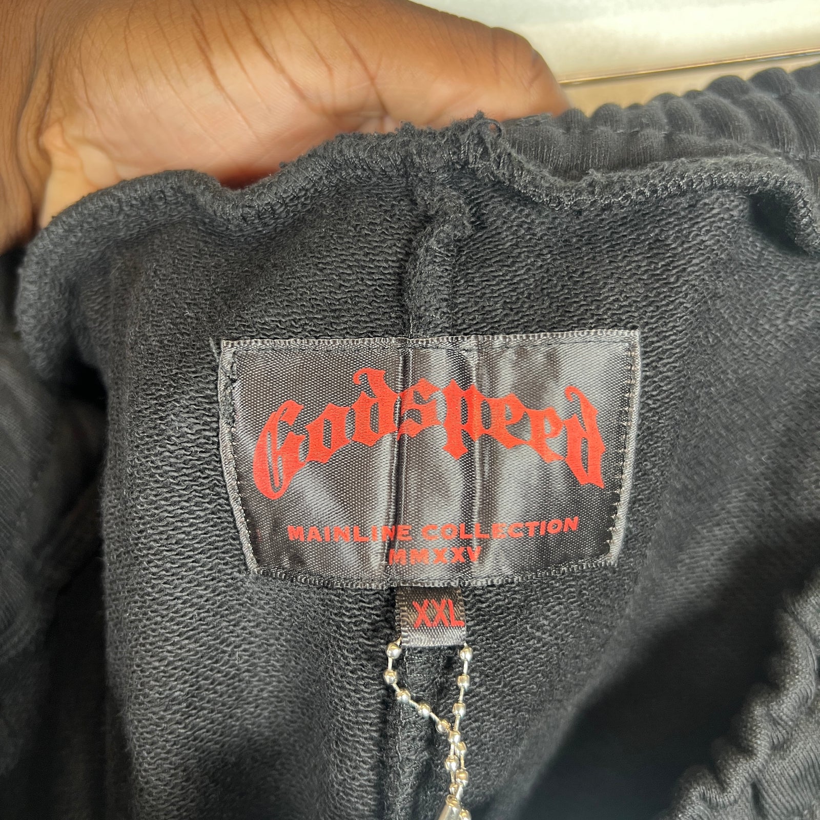 Godspeed Black Studded Logo Shorts Size XXL