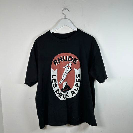 Rhude 'Ski Club' Graphic T-Shirt Size L