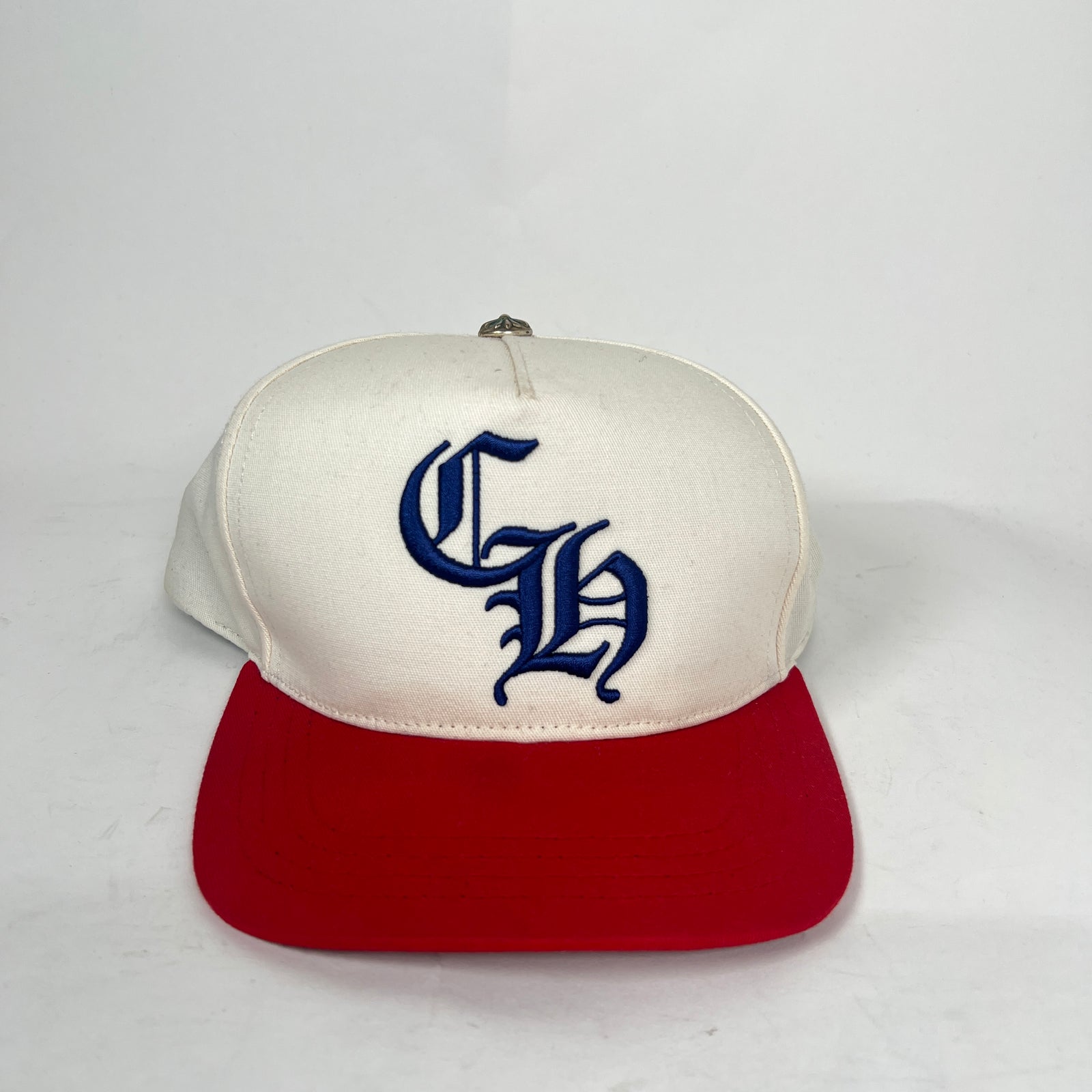 Chrome Hearts Cream/Red ‘4th Of July’ CH Baseball Cap