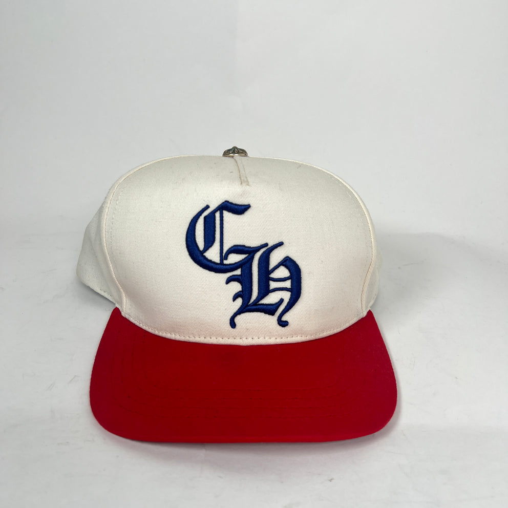 Chrome Hearts Cream/Red ‘4th Of July’ CH Baseball Cap