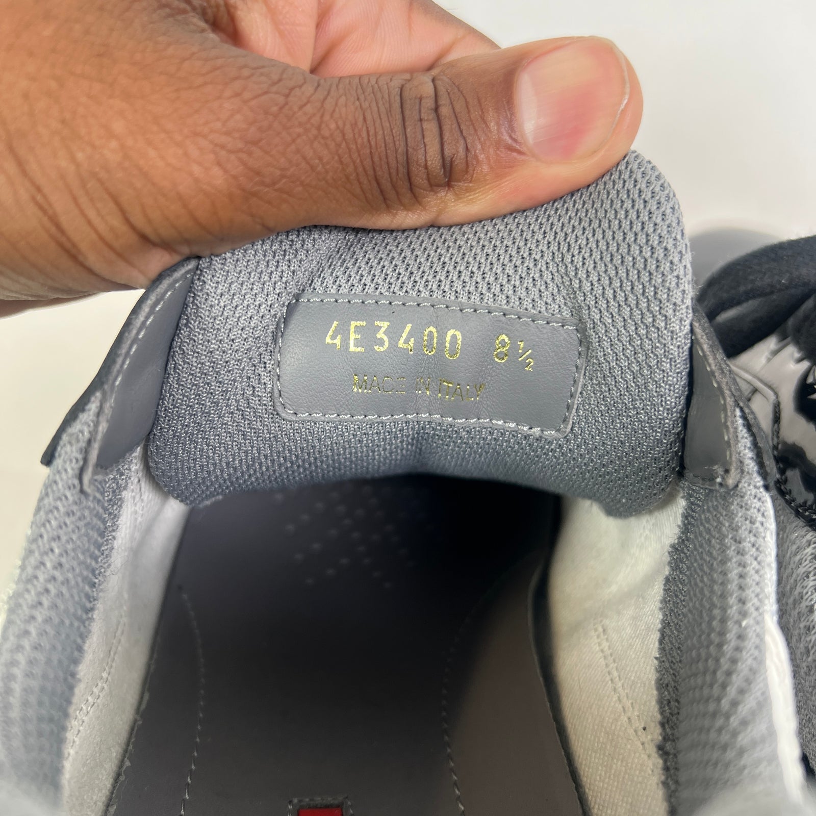 Prada Black Patent Leather America Cups