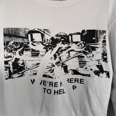 424 'Here To Help' Graphic Crewneck Size XL