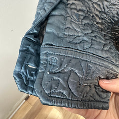 Maison Margiela Metallic Quilted Button-Up Jacket Size L