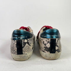 Golden Goose Python Superstar Sneakers