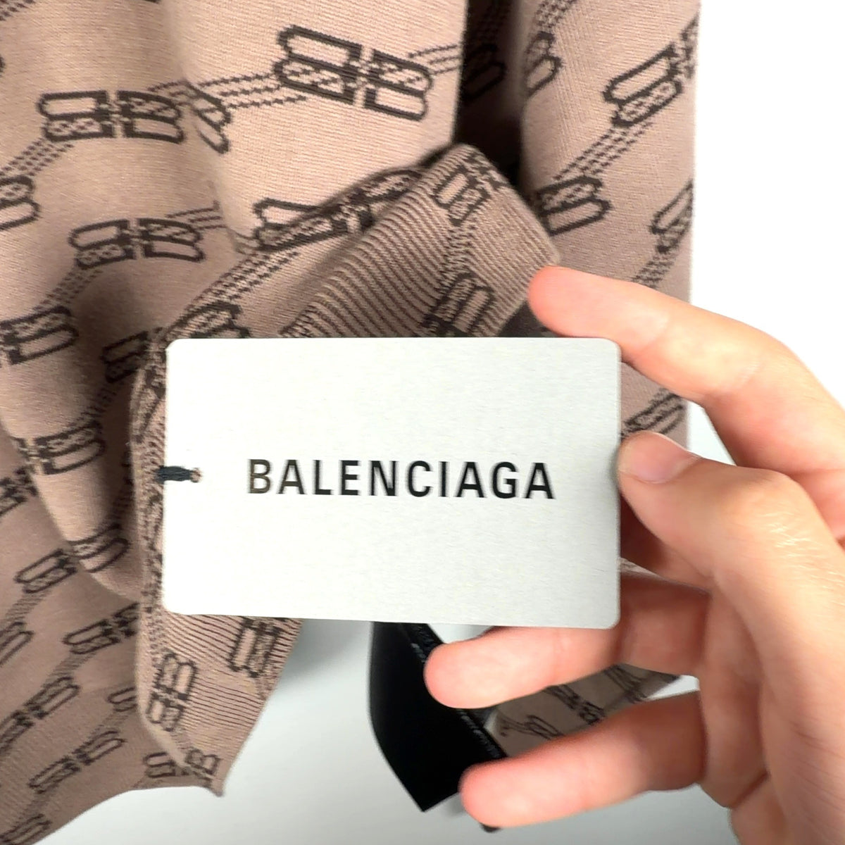 Balenciaga All-Over BB Monogram Knit Sweater