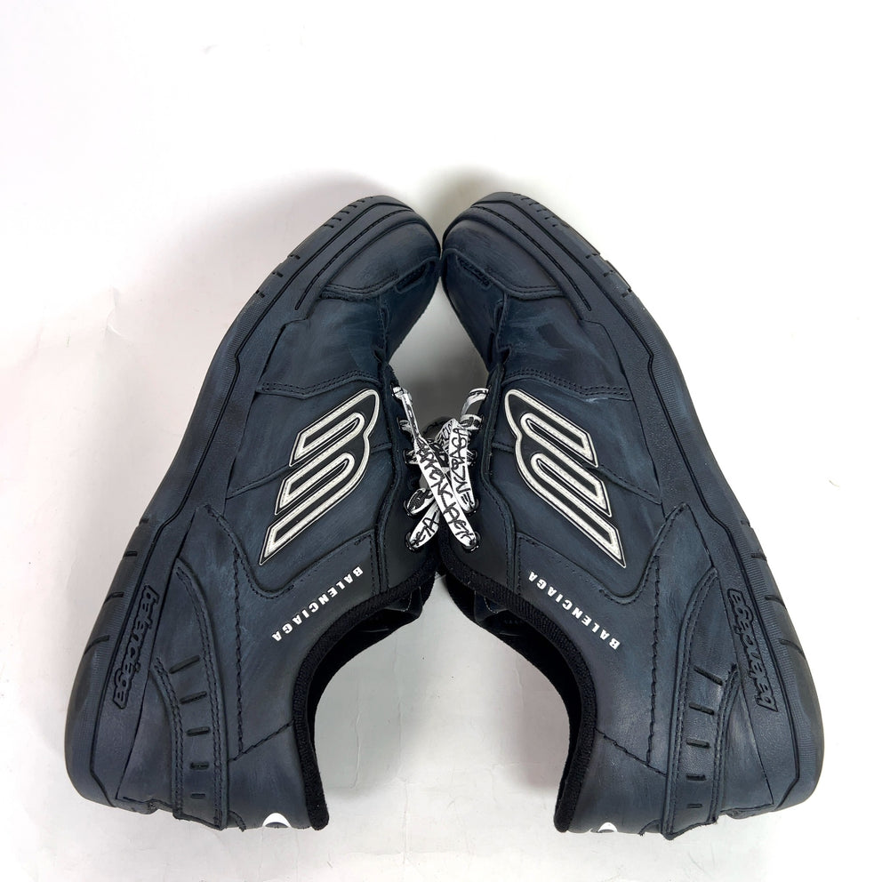 Balenciaga Hamptons Worn-Out Lowtop Sneakers