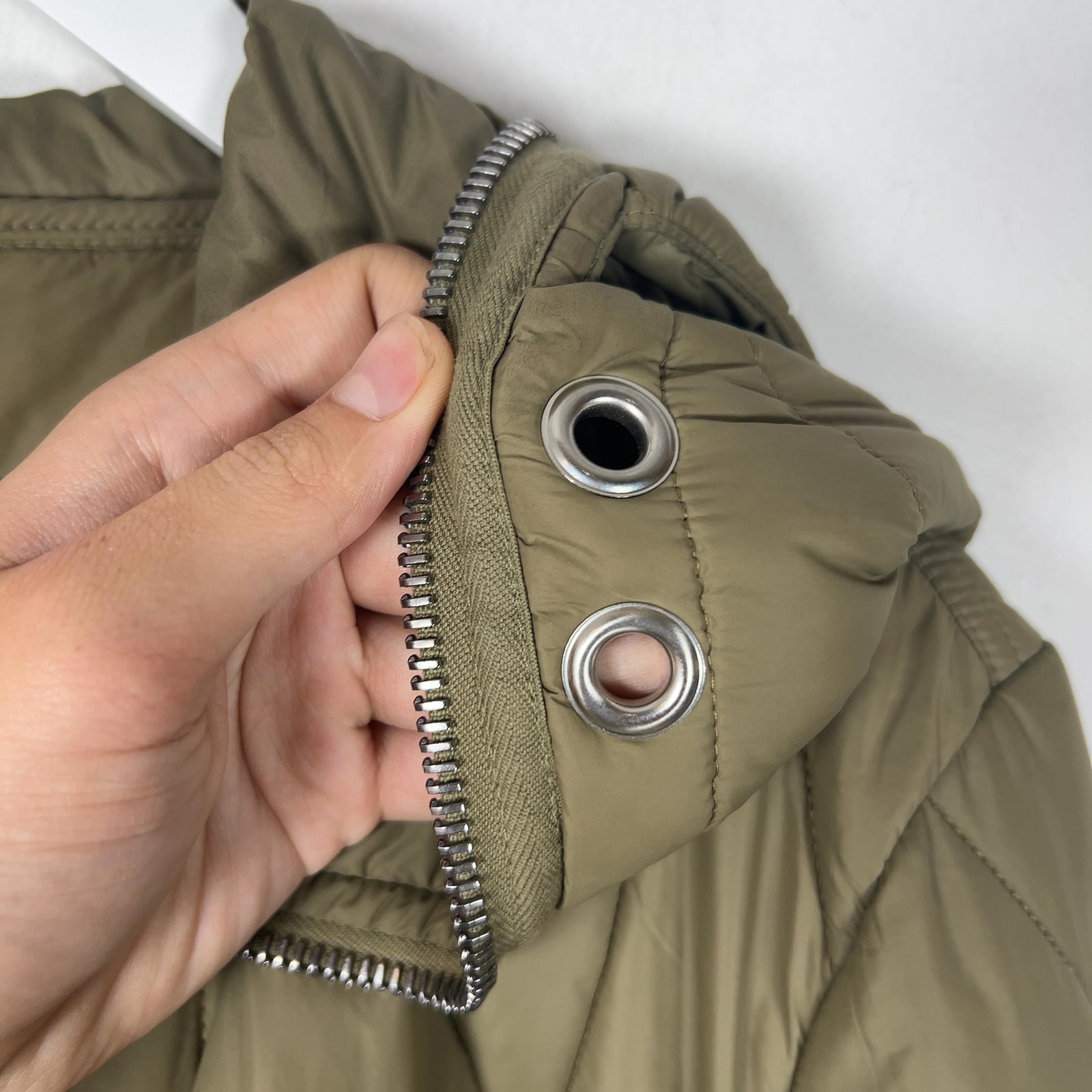 Rick Owens DRKSHDW Padded Gimp Full Zip Nylon Puffer Jacket