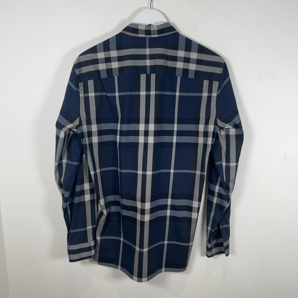 Burberry Blue Check Shirt