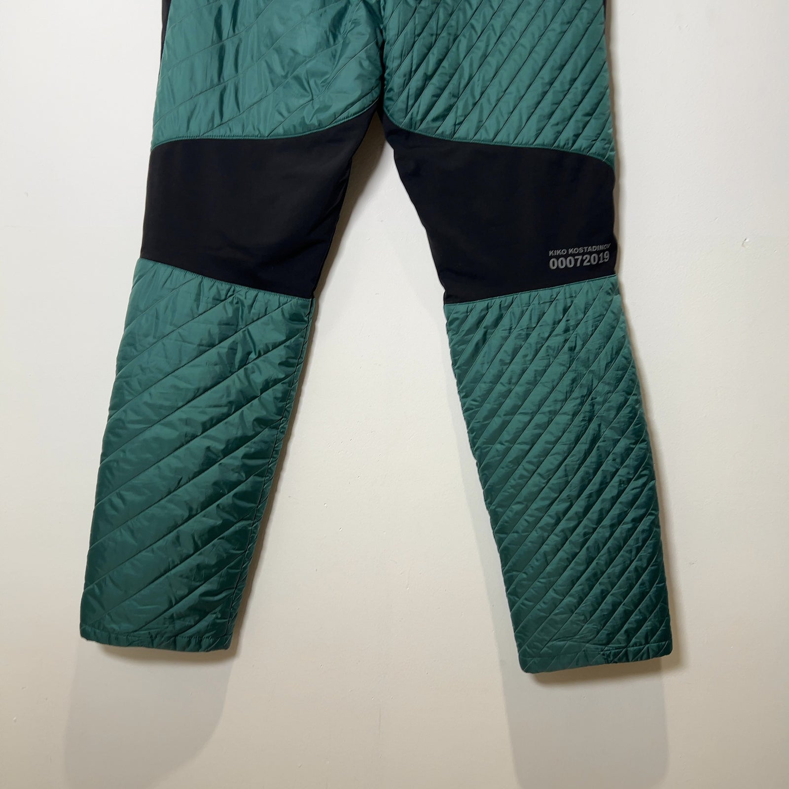 Kiko Kostadinov Asics Green Insulated Pants Size L