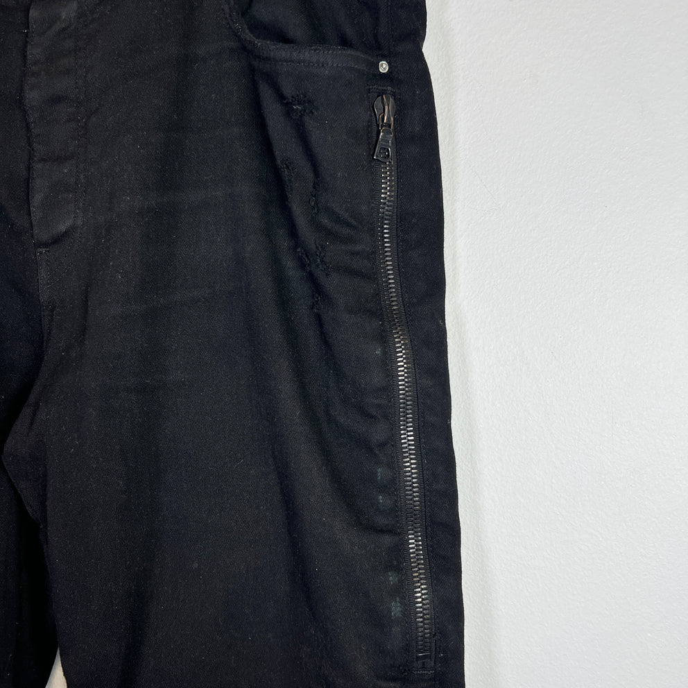 Amiri MX2 Biker Leather Patch Jeans