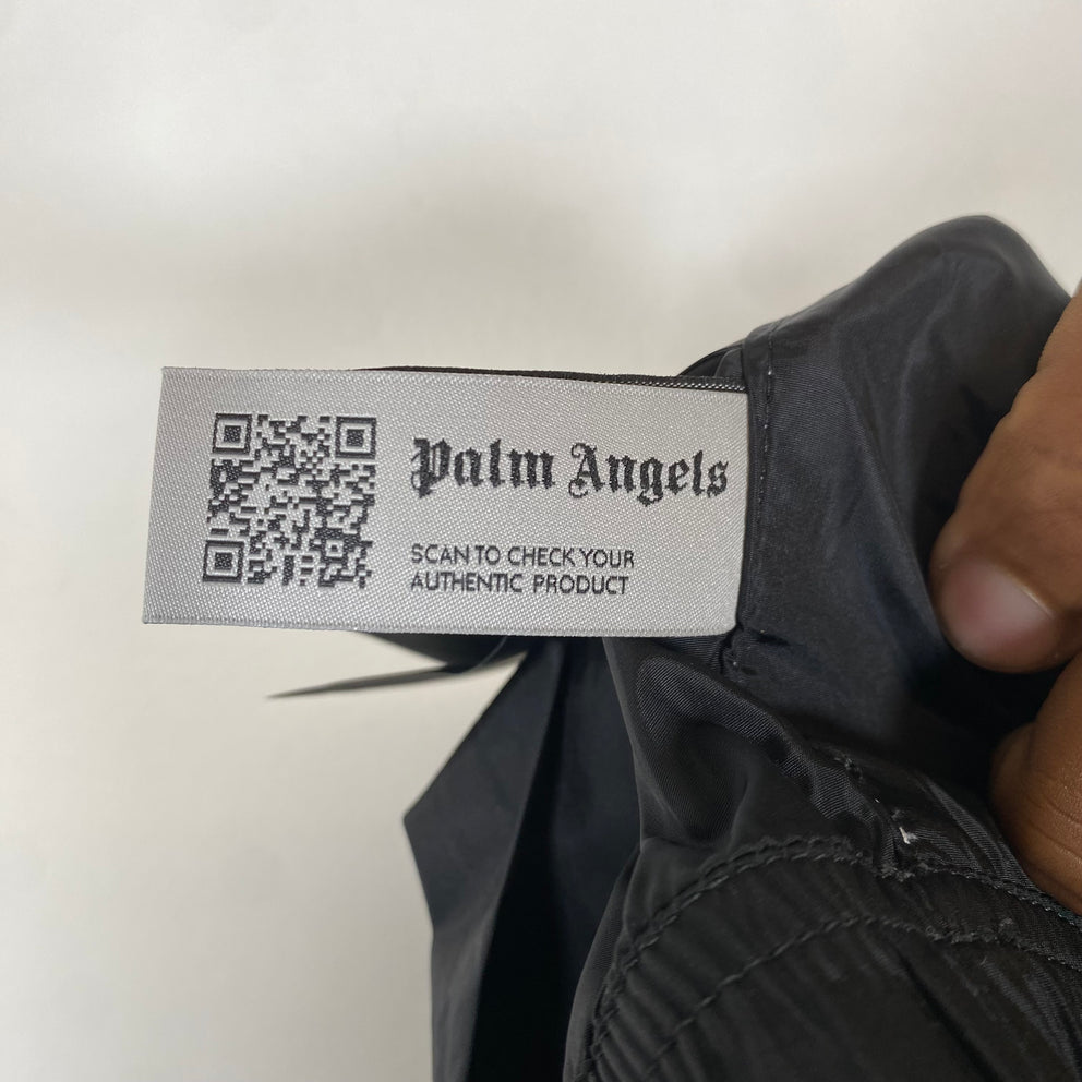Palm Angels Black Nylon Cargo Track Pants Size S