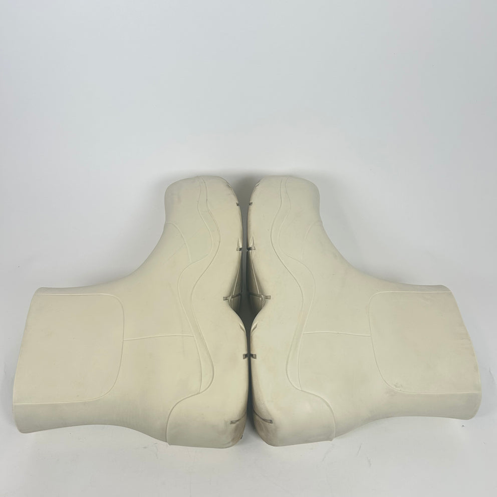 Bottega Veneta Beige Puddle Boots Size 44