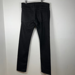 Helmut Lang Waxed Black Jeans