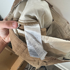 Gucci Tan Koi Fish Embroidered Chino Pants Size 31