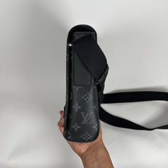 Louis Vuitton Black Monogram District Messenger Bag