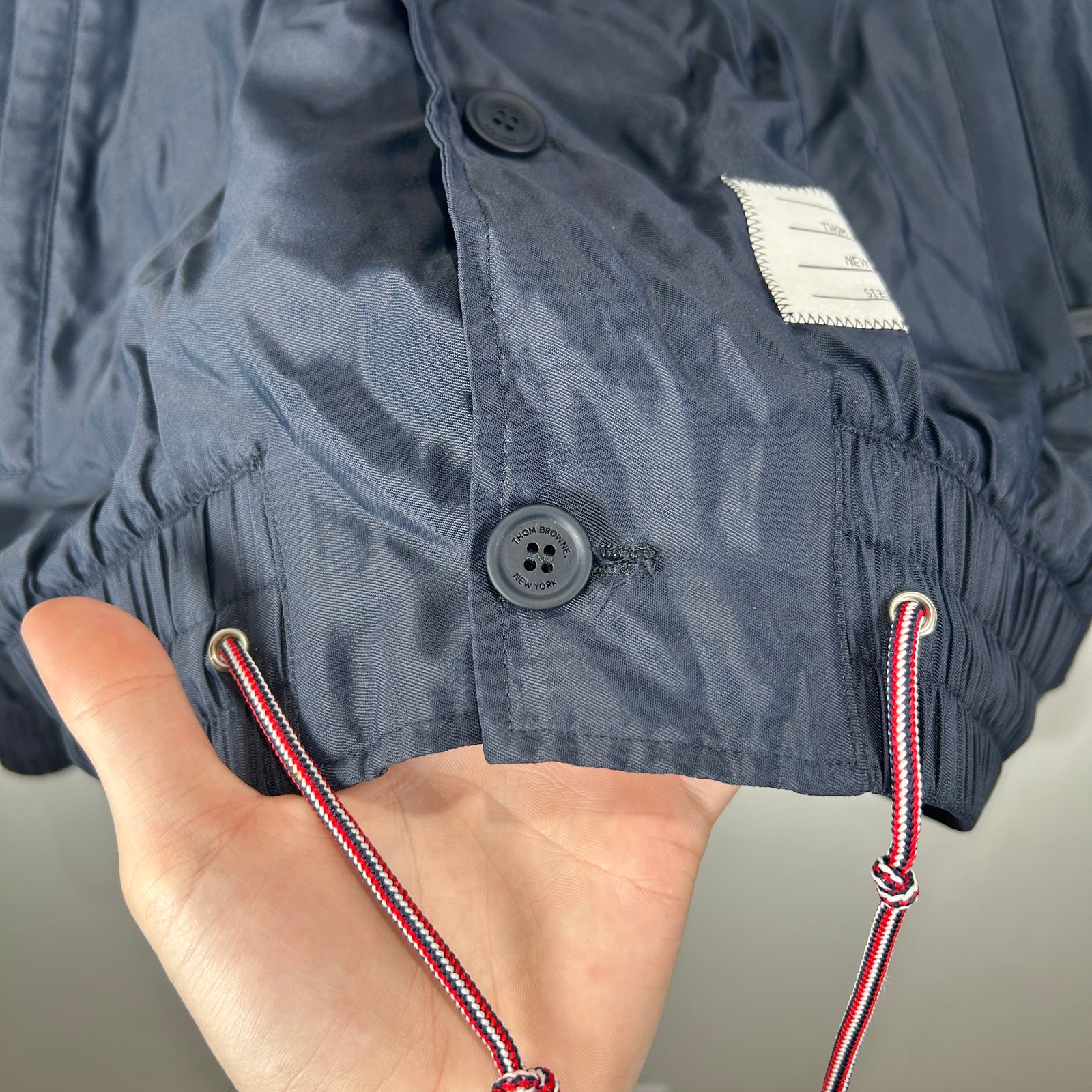 Thom Browne 4 Bar Solid Swim Tech Jacket Size 3