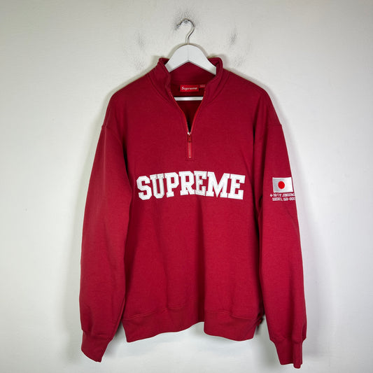 Supreme Tokyo Flag Half Zip Pullover