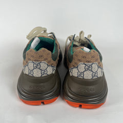 Gucci Burgundy GG Rhyton Sneaker Size 10