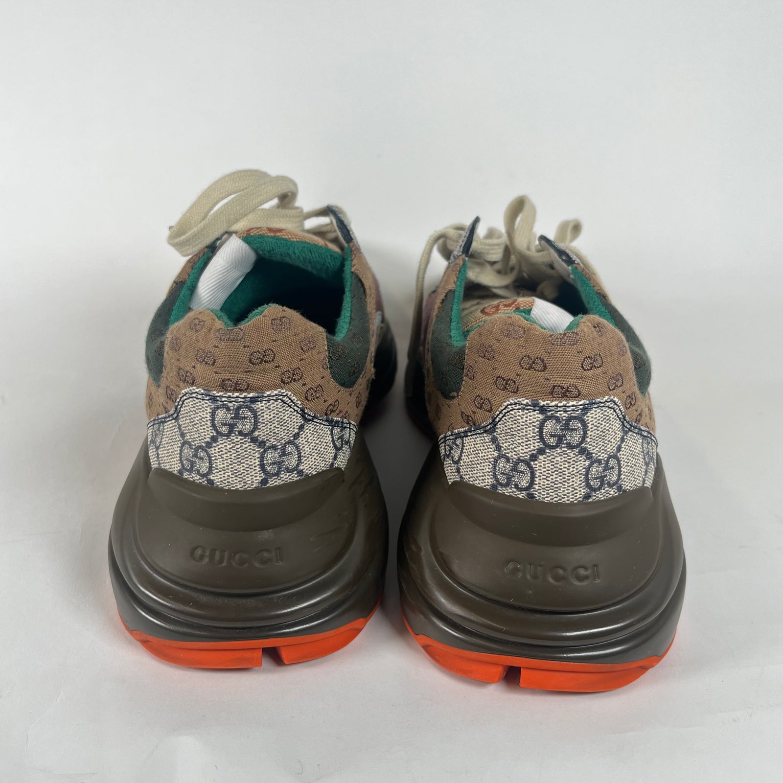 Gucci Burgundy GG Rhyton Sneaker Size 10