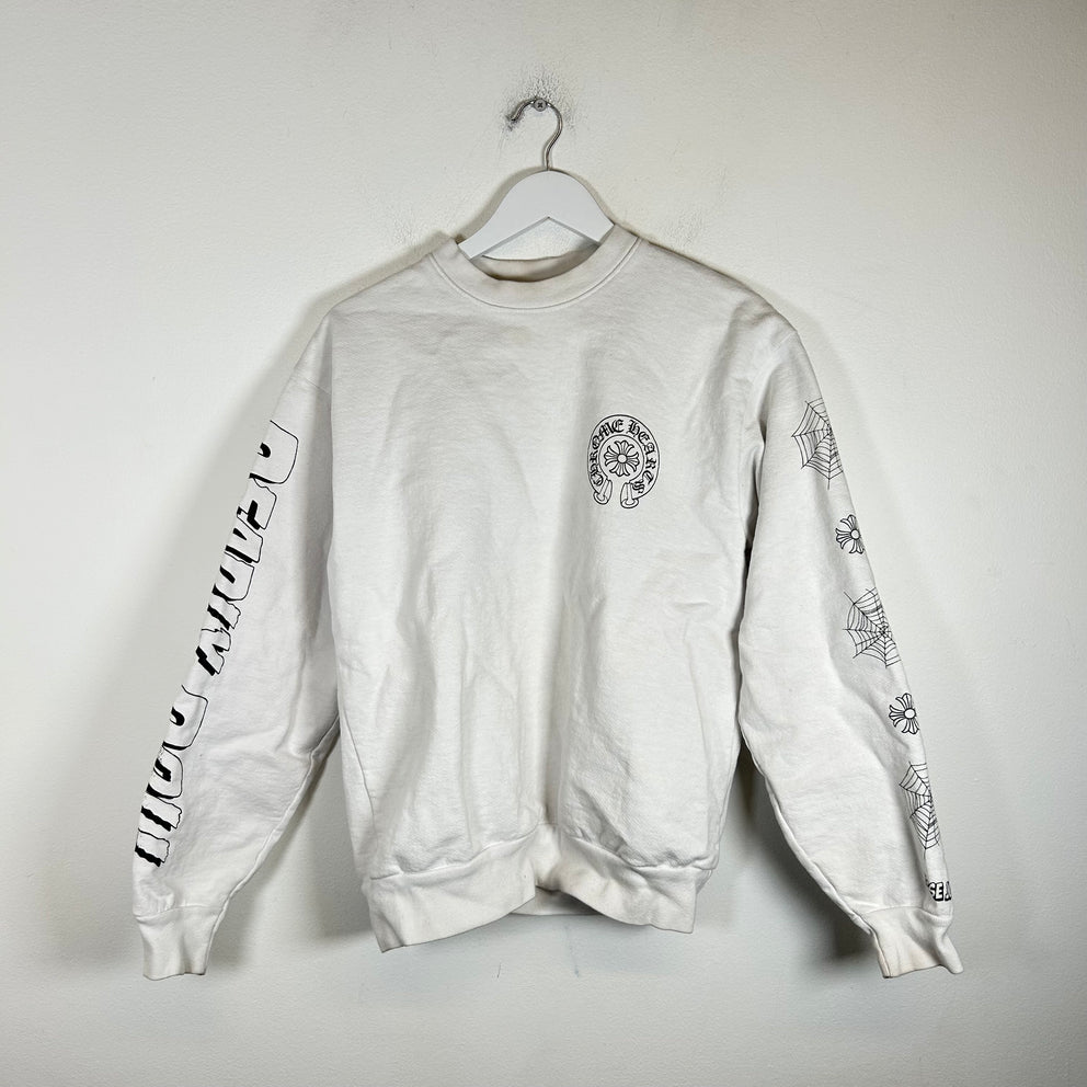 Chrome Hearts White Deadly Doll Crewneck Size S