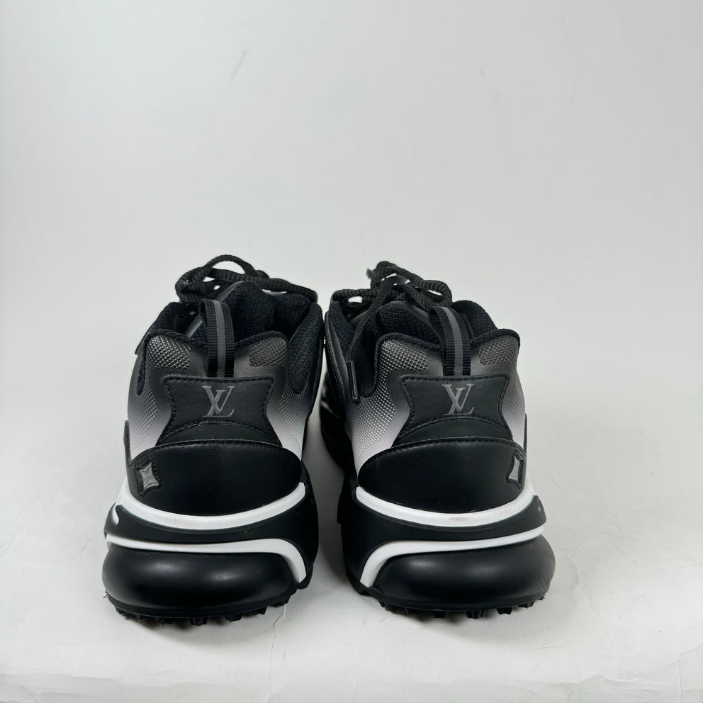 Louis Vuitton Black/Grey Tactic Runners Size LV 8