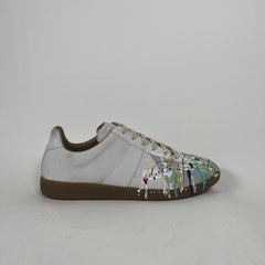 Maison Margiela White Paint Splatter Gats Size 44