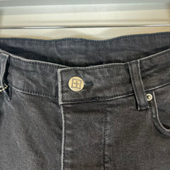 Ksubi Black Distressed Jeans Size 34