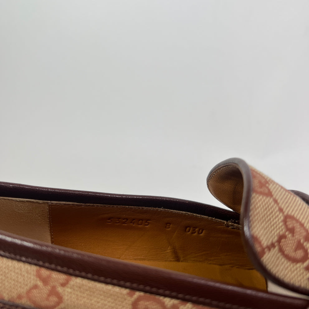 Gucci GG Monogram Jacquard Canvas Loafers