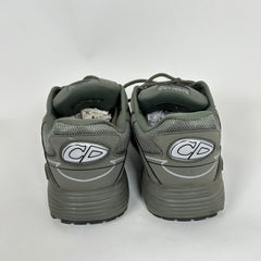 Dior B30 Khaki Green Microfiber Mesh Sneaker Size 42