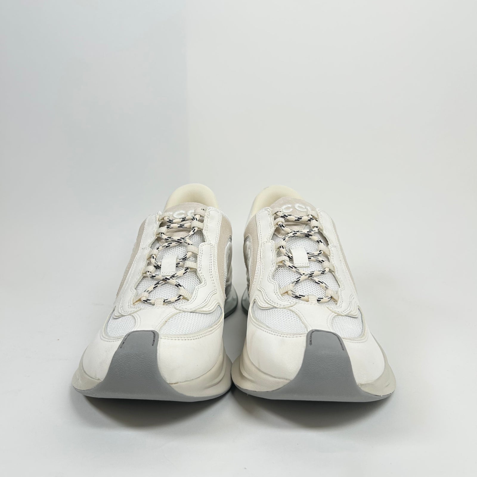 Gucci White Interlocking G Runner Size GG 10